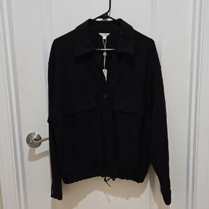 Max Studio Black Utility Jacket